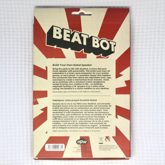 NWT Build Your Own Robot Speaker DIY Kit - Picture 2 of 2